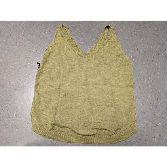 DYI Women's Sweater Tank Top Lichen Green Size Medium - Picture 6 of 8